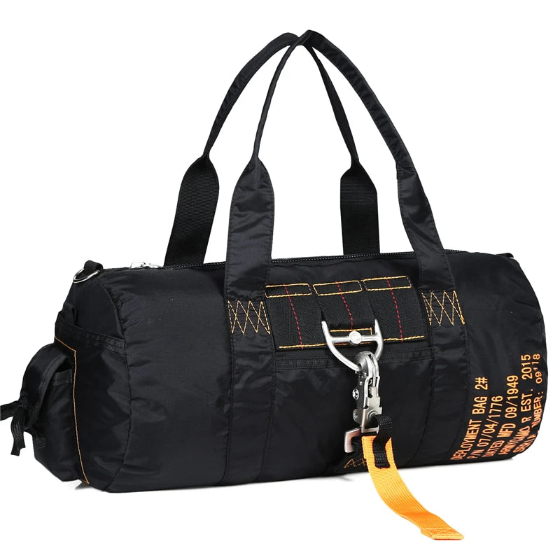 LQARMY Tactical Parachute Duffle Bag 1000D Nylon Outdoor Travel and Camping Crossbody Bag