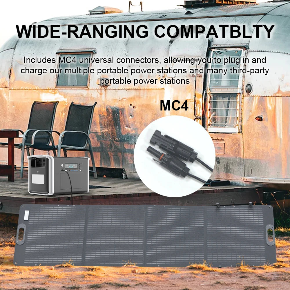 Camping Portable Power Station Solar Generator 1000W 2000W with LiFePO4 Battery