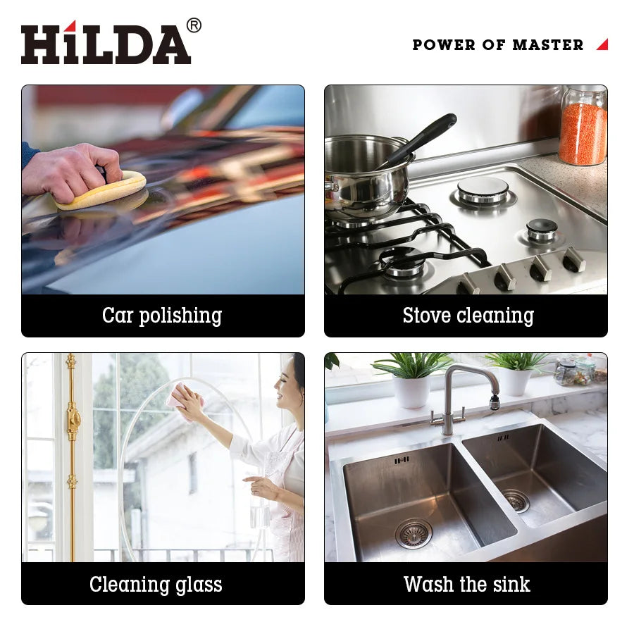 HILDA Cordless Electric Car Polisher with Adjustable Speed and Lithium Battery Power Tools