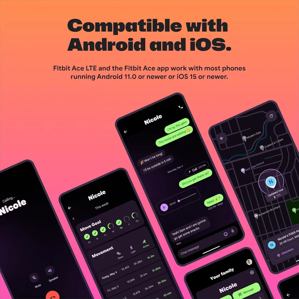 Ace LTE Kids Smartwatch with Call Message GPS and Fun Activity Games