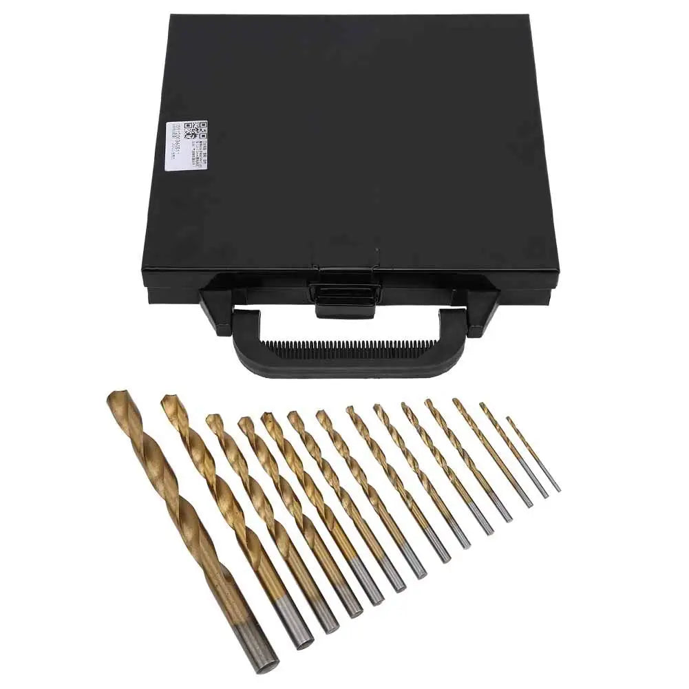 99PCS Twist Drill Set High Speed Steel Titanium Plated for Woodworking Projects