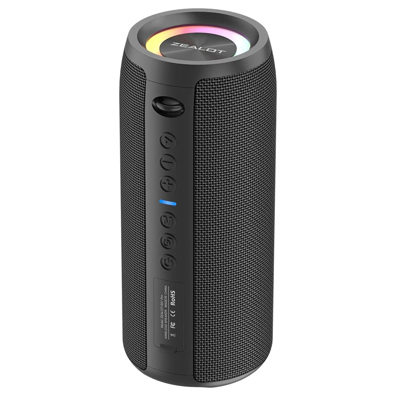 Zealot S51Pro Portable Bluetooth Speaker 40W 3D Stereo Bass Waterproof TWS Boom Box