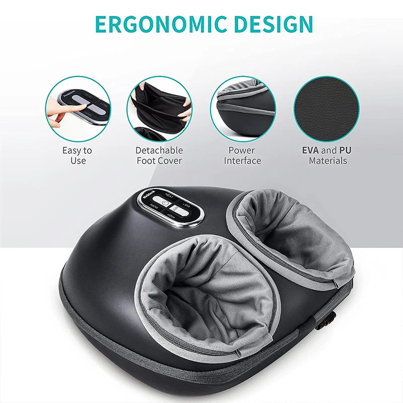 Nekteck Electric Foot Massager with Heating Therapy and Air Compression for Muscle Relaxation