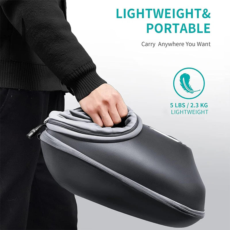 Nekteck Electric Foot Massager with Heating Therapy and Air Compression for Muscle Relaxation
