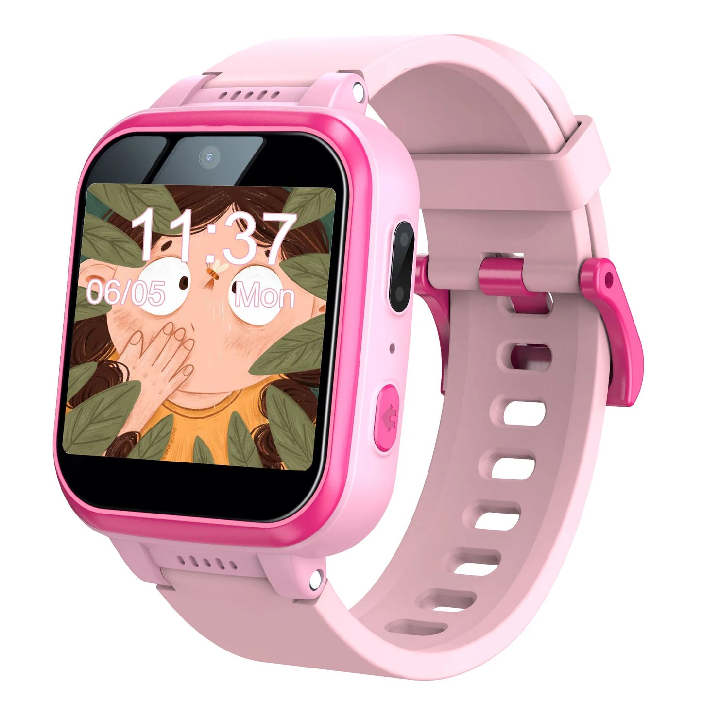 Kids Smart Watch with Rotatable Camera Touch Screen Music Pedometer and Games