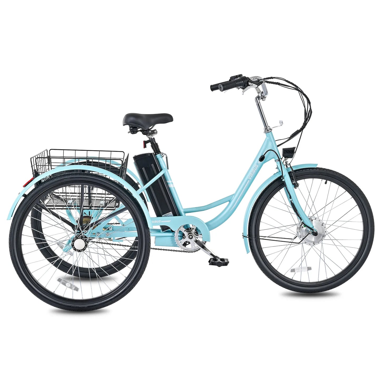Electric Tricycle for Adults with 250W Motor and 36V Battery 3 Wheel Electric Bicycle