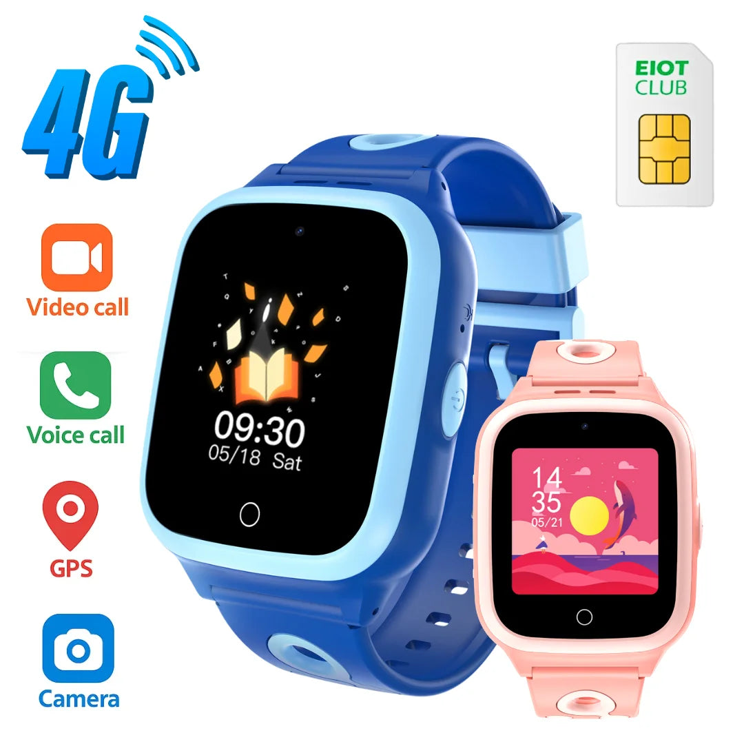 4G Smart Watch for Kids with Unlimited Talk Text GPS Camera and Class Mode