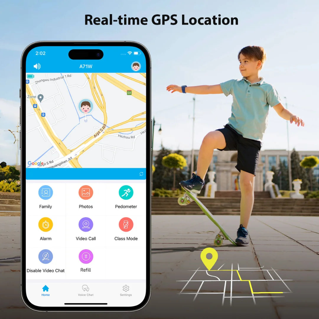4G Smart Watch for Kids with Unlimited Talk Text GPS Camera and Class Mode