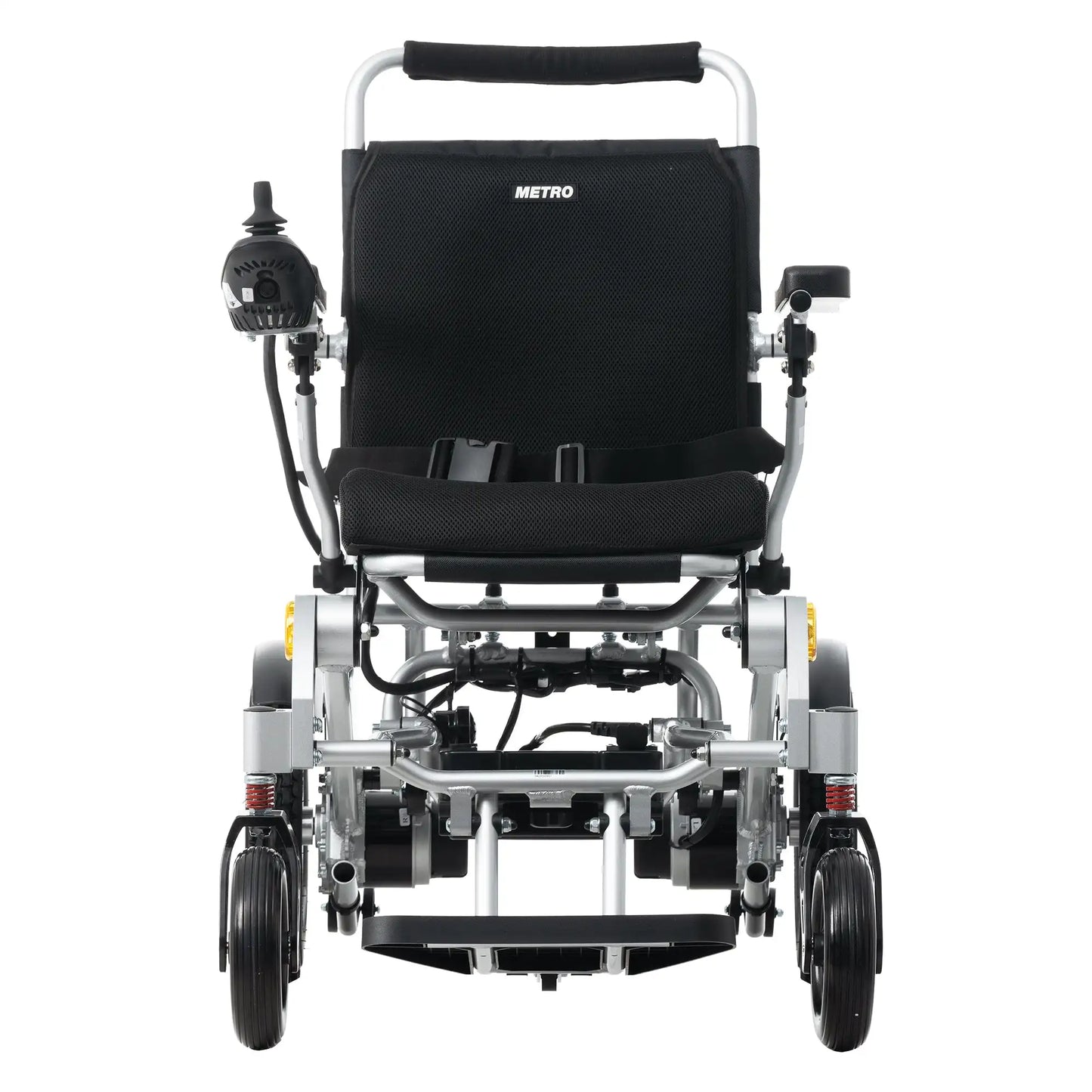 Metro Mobility iTravel Plus 8 Inch 4 Wheel Electric Wheelchair with 360W Motor and Battery