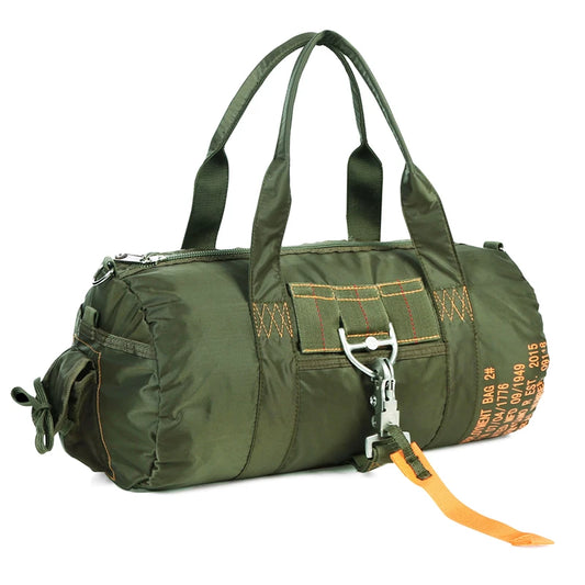 LQARMY Tactical Parachute Duffle Bag 1000D Nylon Outdoor Travel and Camping Crossbody Bag
