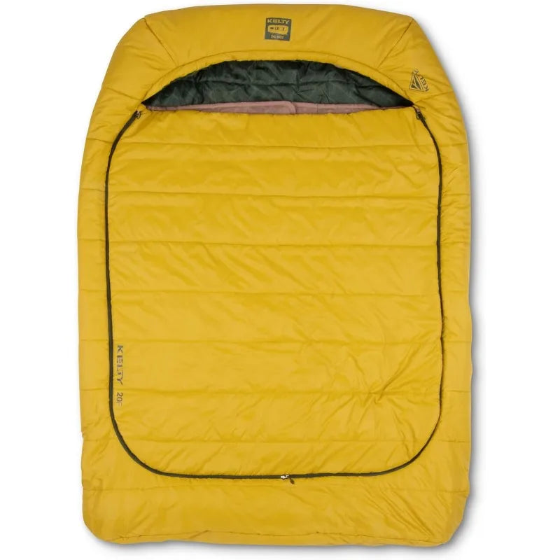 Kelty Tru Comfort Doublewide 20 Degree Sleeping Bag for Couples and Family Camping