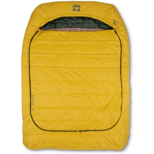 Kelty Tru Comfort Doublewide 20 Degree Sleeping Bag for Couples and Family Camping