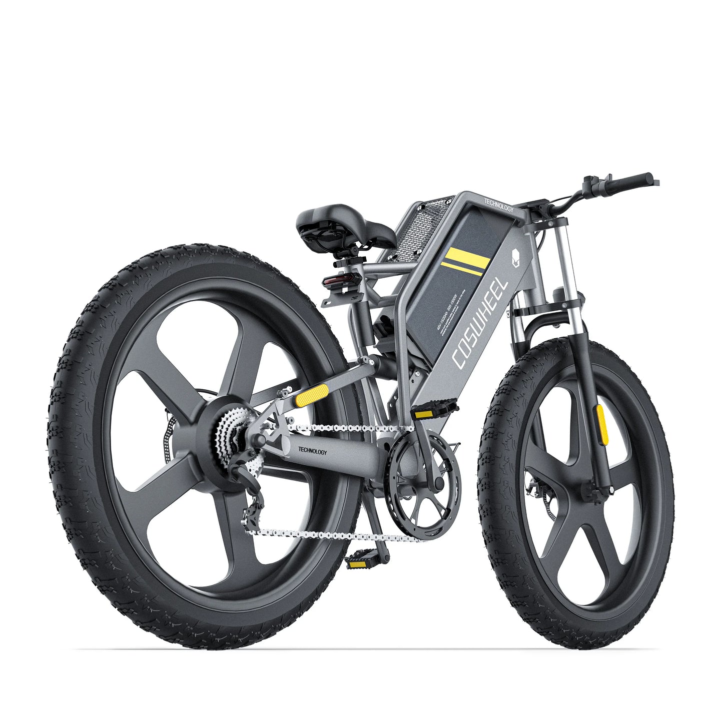 COSWHEEL T26 Electric Mountain Bike 1000W 48V 25AH Fat Tire Off Road Bicycle