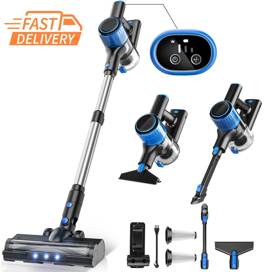 28Kpa 300W Cordless Handheld Vacuum Cleaner 8 IN 1 Powerful Suction for Pet Hair and Floors