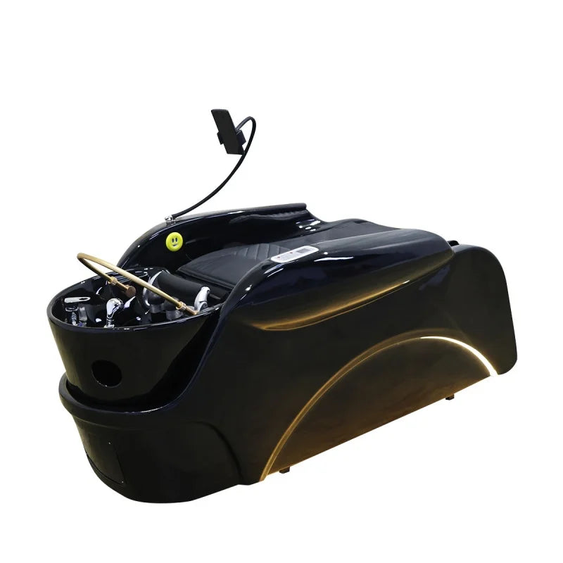Salon Electric Massage Bed Shampoo Table and Chair Multifunctional Japanese Head Spa Shampoo Bed