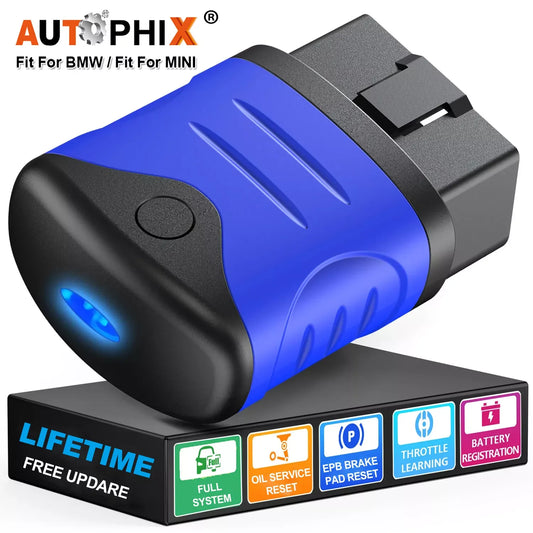 Autophix 3910 Bluetooth OBD2 Scanner for BMW MINI Rolls Royce with Free Updates