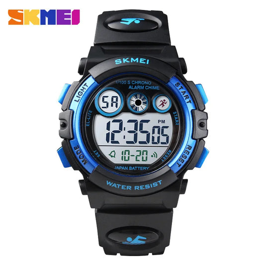 Skmei Colorful LED Waterproof Children's Watch Multi-Functional Transparent Design