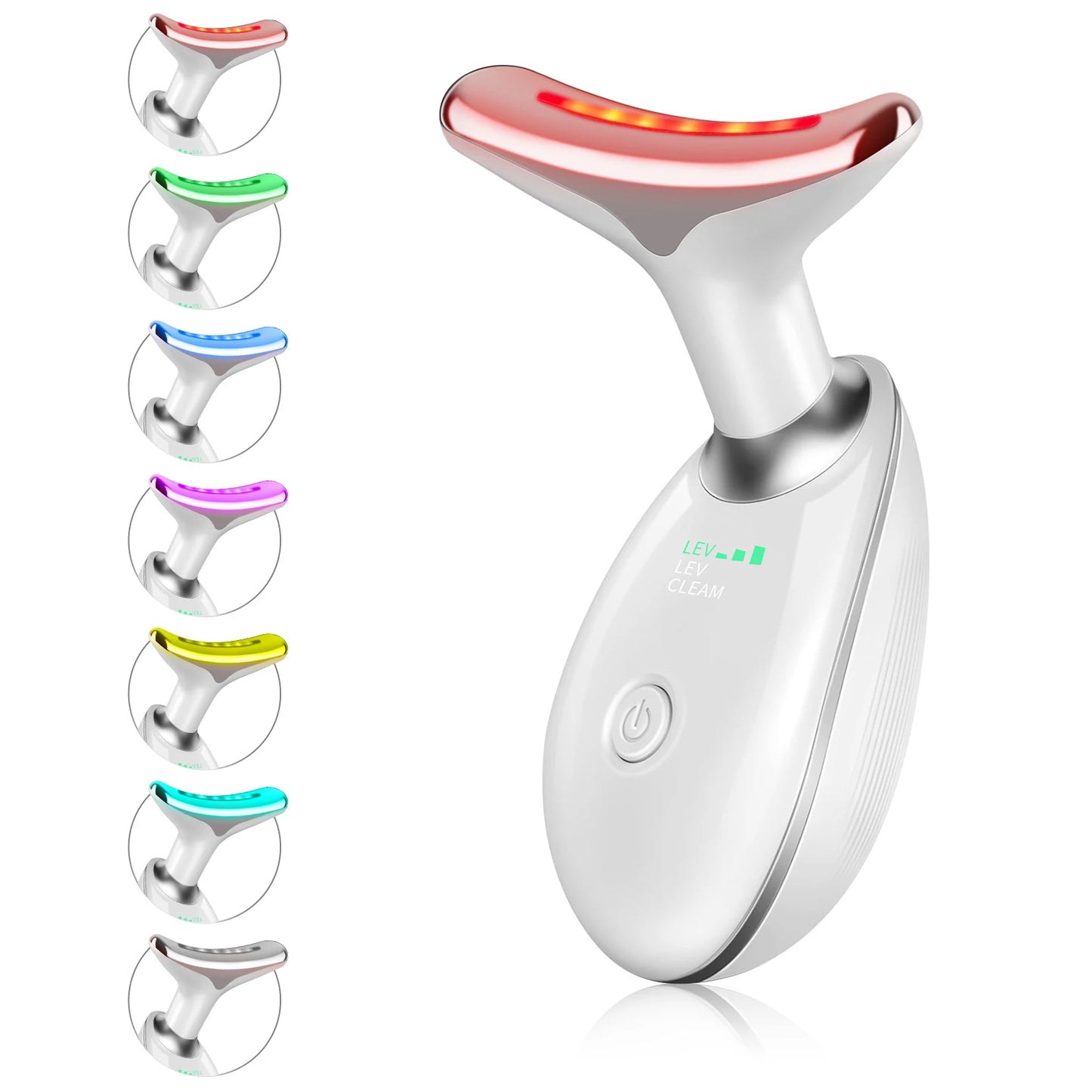 2025 Upgraded Neck Massager Portable USB Charging Dual Ring Roller Lifting Gift for Women