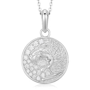 S925 Moissanite Streamline Tag Pendant Necklace for Unisex with Free 2MM Steel Chain