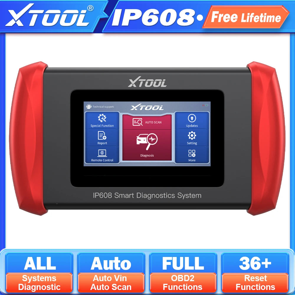 XTOOL InPlus IP608 Automotive Scanner with 30 Plus Functions and Free Updates