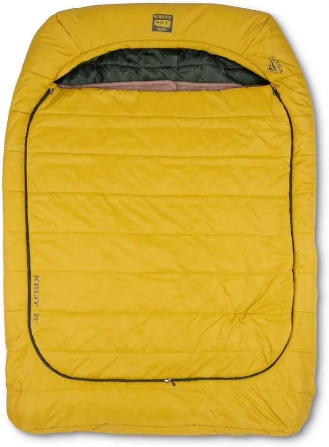 Kelty Tru Comfort Doublewide 20 Degree Sleeping Bag for Couples and Family Camping