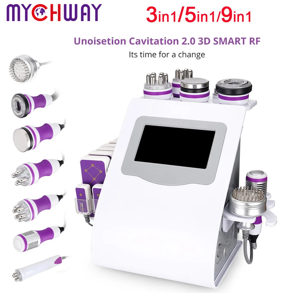 5 in 1 Cavitation Body S Shape Machine Facial Massager Skin Tightening Device