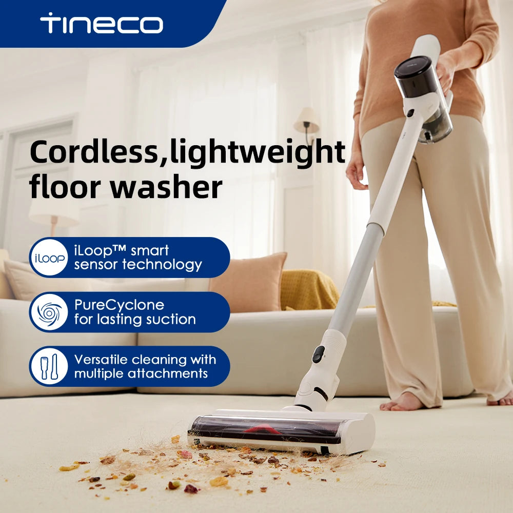 Tineco Pure One Air Cordless Vacuum Cleaner Super Lightweight Wireless Quiet Powerful Suction