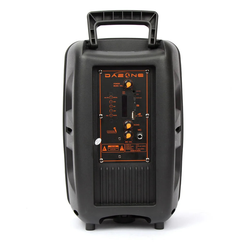 1000W Portable Wireless Bluetooth Speaker with LED Light and Karaoke Microphone
