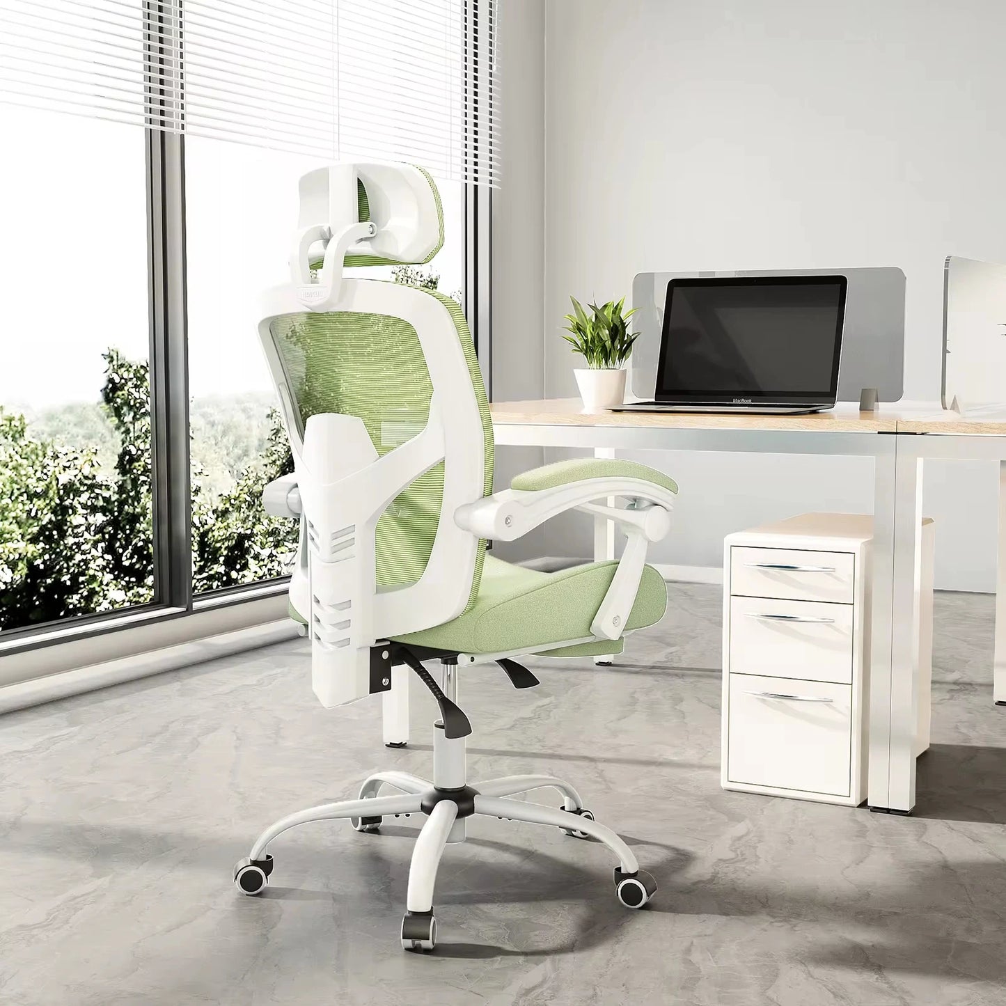 JHK Ergonomic High Back Mesh Gaming Chair with Lumbar Support and Rocking Function