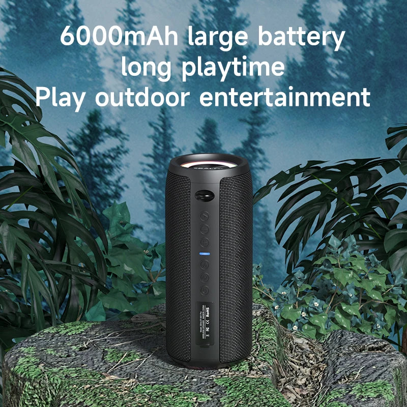 Zealot S51Pro Portable Bluetooth Speaker 40W 3D Stereo Bass Waterproof TWS Boom Box