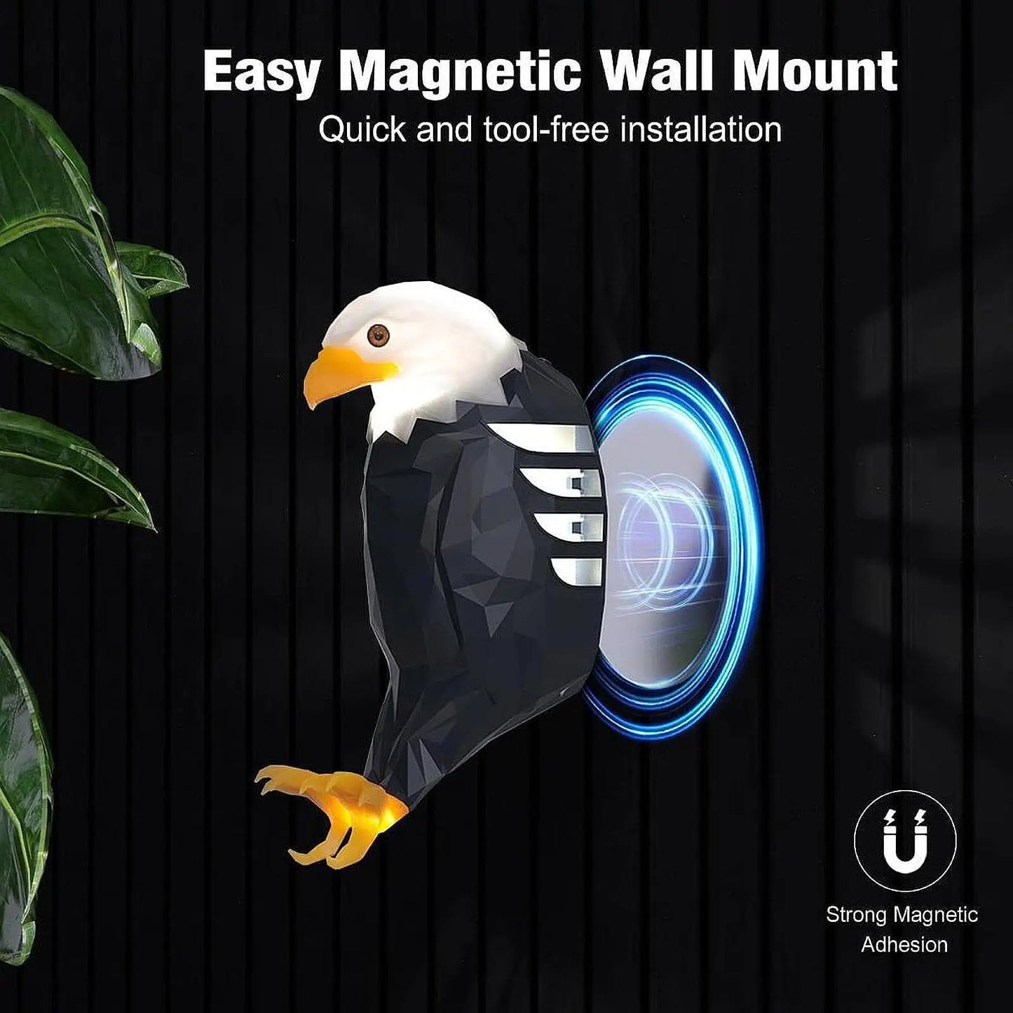 Bird Eagle Wall Light Lamp Animal Nightlight for Living Room Simple Assembly