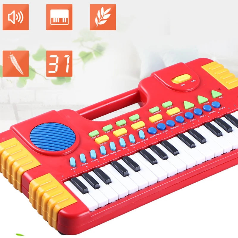 31 Keys Kids Musical Piano Keyboard Educational Toy for Babies and Children