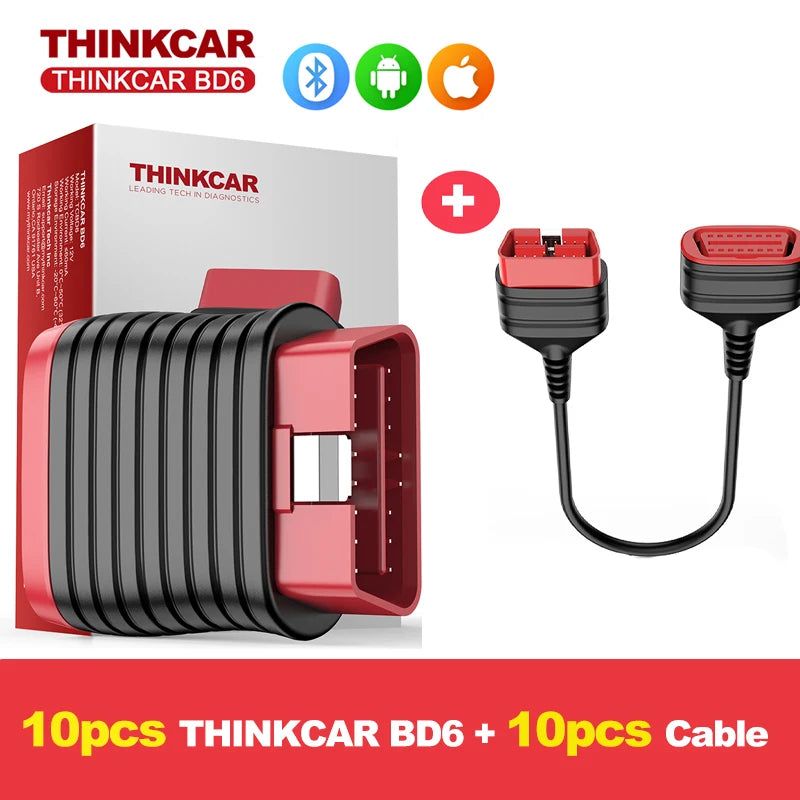Lifetime Free Update THINKCAR BD6 OBD2 Scanner Bluetooth All System Diagnostic Tool