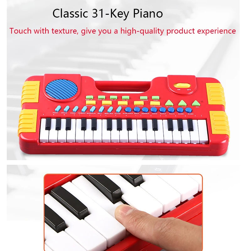 31 Keys Kids Musical Piano Keyboard Educational Toy for Babies and Children