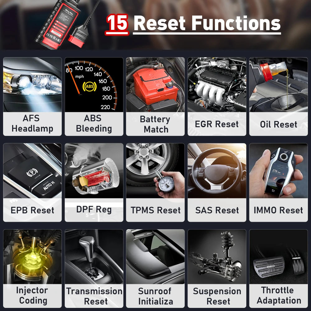 KINGBOLEN EDIAG Plus OBD2 Diagnostic Scanner with Intelligent Features and ECU Coding