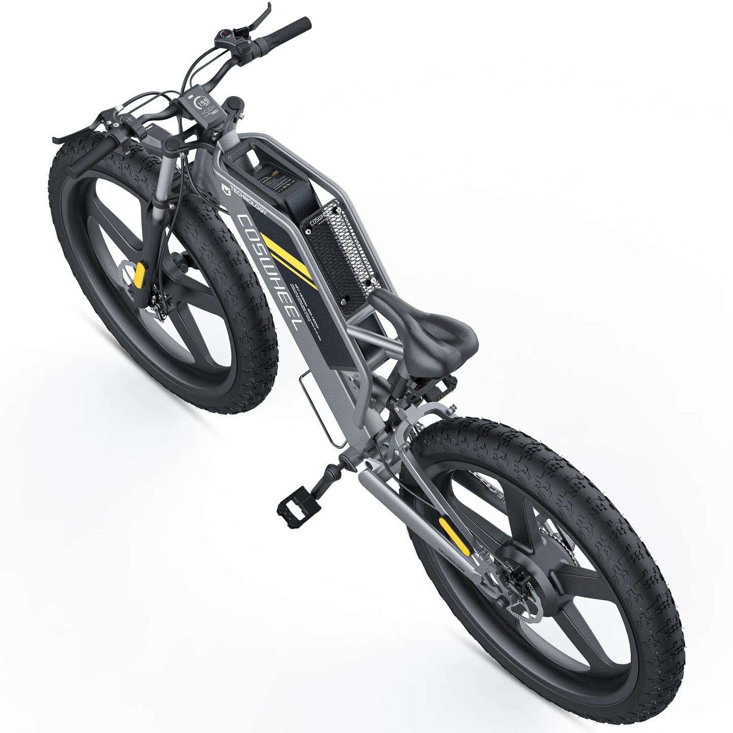 COSWHEEL T26 Electric Mountain Bike 1000W 48V 25AH Fat Tire Off Road Bicycle