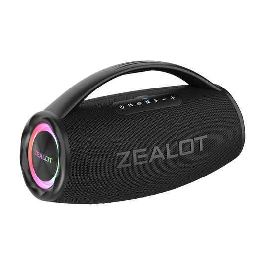 Zealot S97 80W Wireless Outdoor Subwoofer Speaker with HiFi Sound and Fast Charging