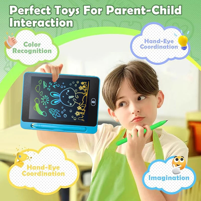 12 Pack Colorful LCD Writing Tablets for Kids 6.5 Inch Doodle Drawing Boards