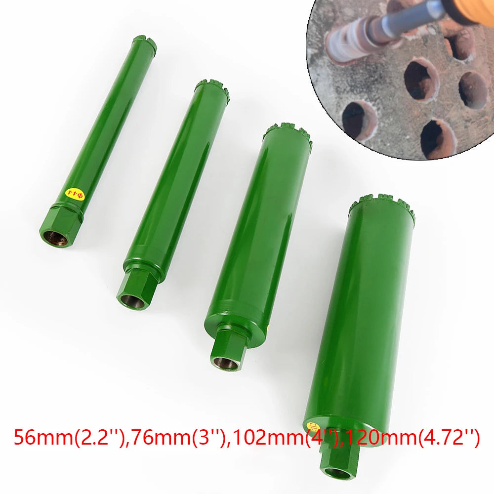 4Pcs Diamond Core Drill Bits Set for Concrete Dry Wet Drilling Tools M22 Thread 56mm to 120mm