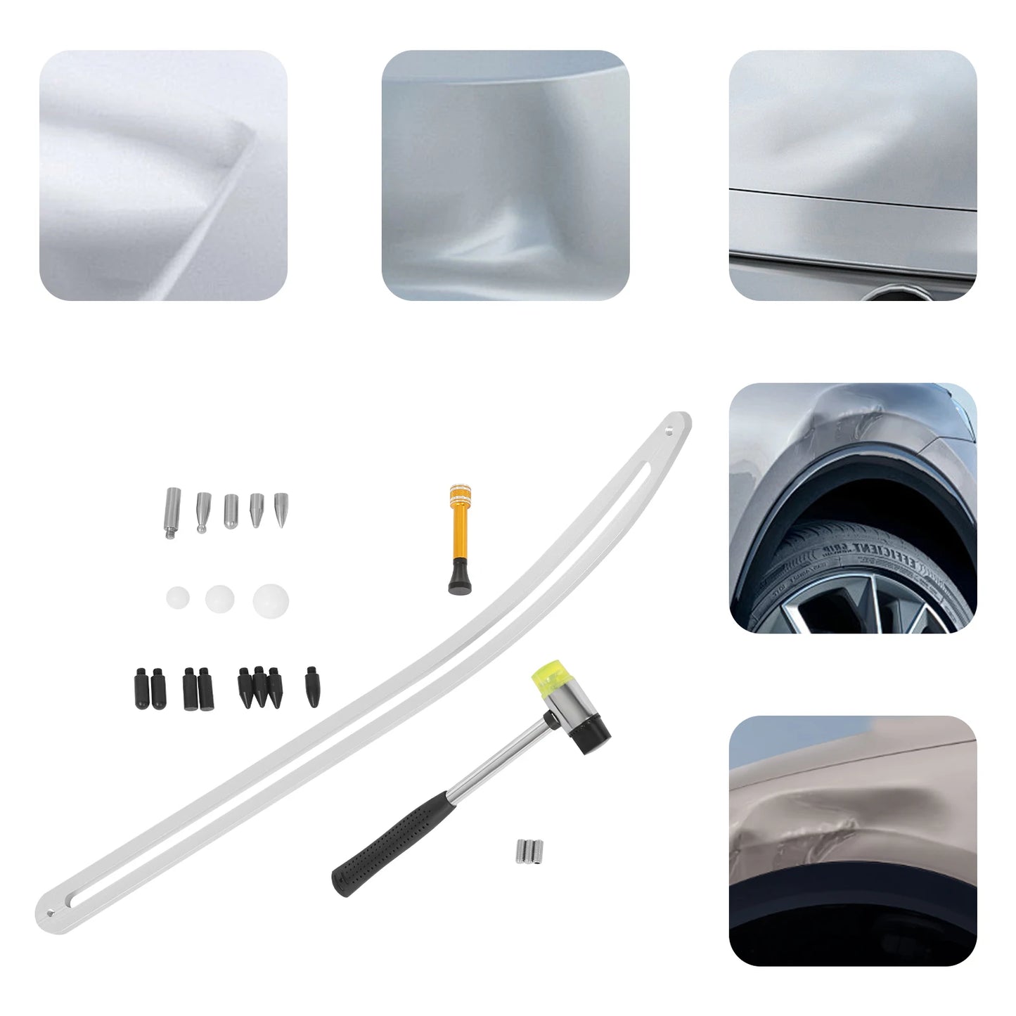 Car Dent Repair Kit Tool for Easy Fix of Various Car Dents and Fenders