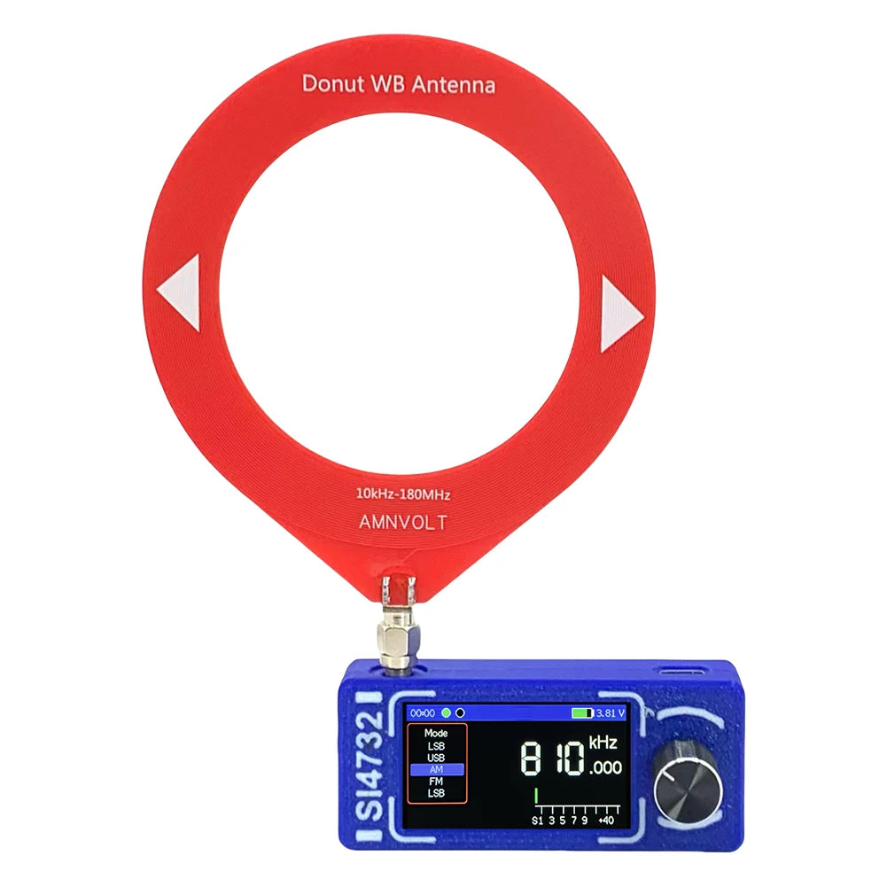 Upgraded AMNVOLT ATS Mini Pro Pocket Radio Full Band DSP Receiver with Newest Firmware