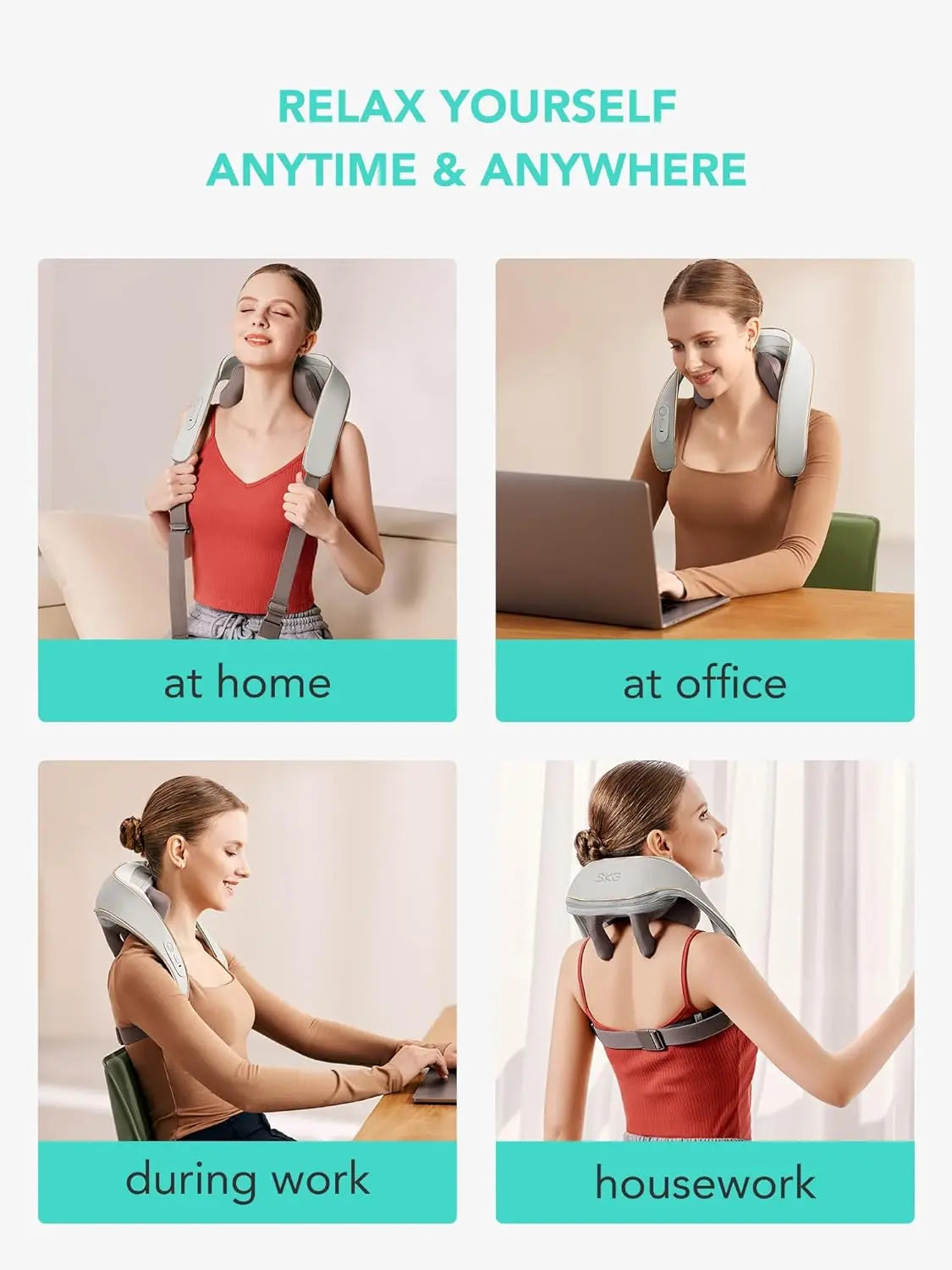 Electric Neck and Shoulder Massager with Heat H5 Mini for Ultimate Relaxation and Relief