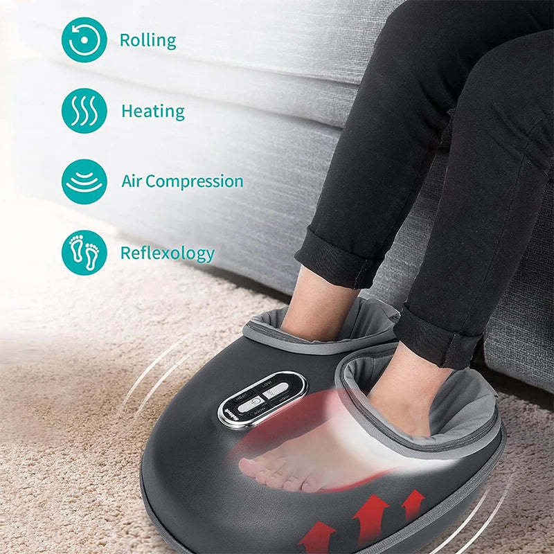 Nekteck Electric Foot Massager with Heating Therapy and Air Compression for Muscle Relaxation
