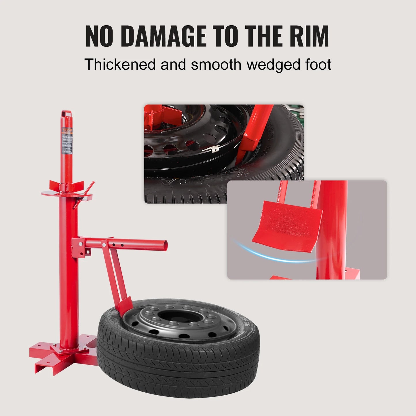 SucceBuy Portable Manual Tire Changer Bead Breaker Tool for Cars Trucks and Motorcycles