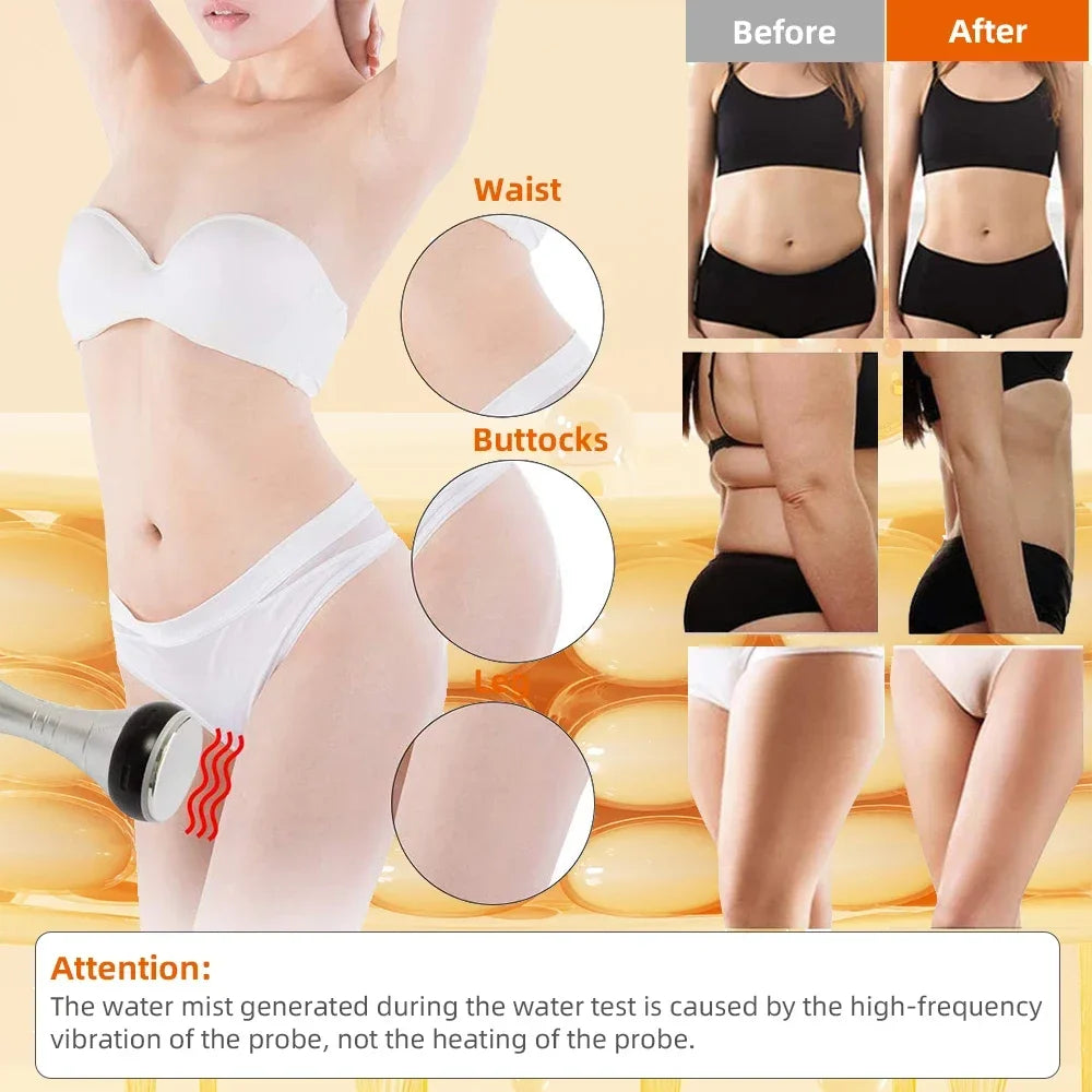 4 In 140K Cavitation Ultrasonic Body Slimming Machine Beauty Device for Skin Tightening