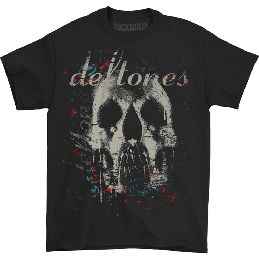 2025 Deftones Cotton Singer Band T Shirt for Men and Women Oversized Summer Tee