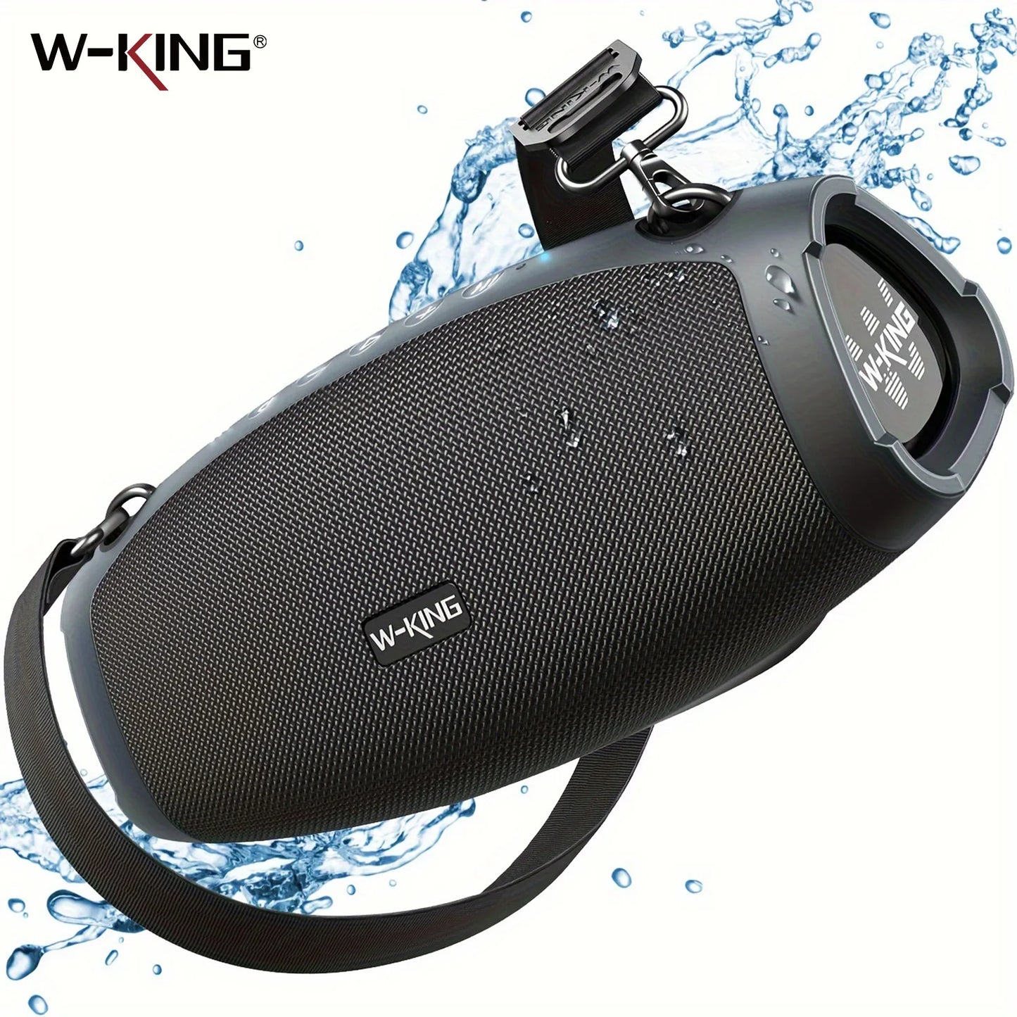 W-KING 70W Waterproof Portable Bluetooth Speaker with Deep Bass and Triple Passive Radiators