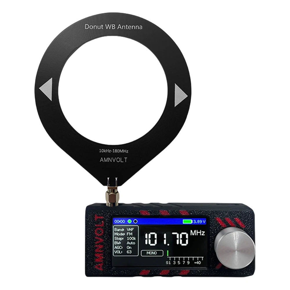Upgraded AMNVOLT ATS Mini Pro Pocket Radio Full Band DSP Receiver with Newest Firmware