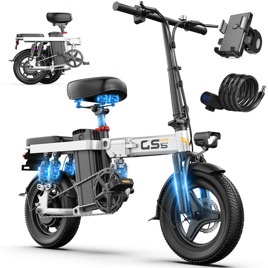 Folding Electric Bike for Adults and Teens 750W Motor 35 Miles Commuter Ebike