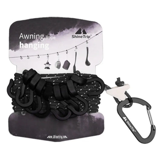 Multifunctional Camping Storage Strap Outdoor Clothesline for Hiking and Backpacking